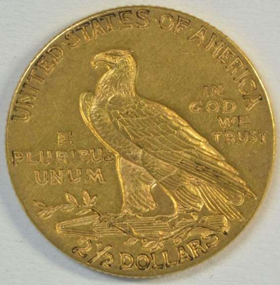 Original BU 1911 US $2.50 Indian Gold Piece. Nice