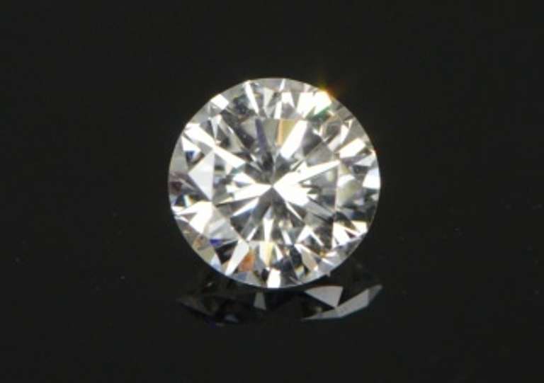 GIA 0.54 Ct Round Brilliant Cut E Color VS1 Clarity Diamond