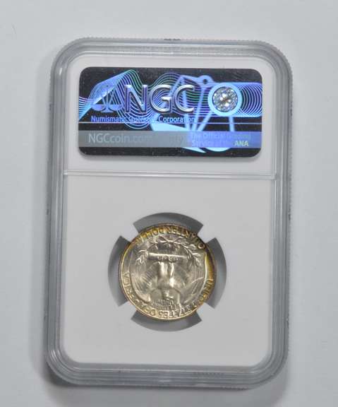 MS67 1952-S Washington Quarter - Graded NGC