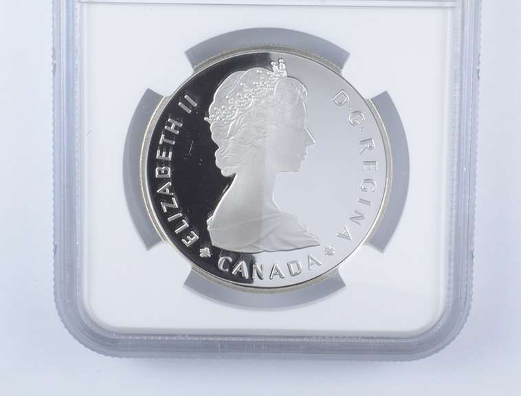 PF70 UCAM 1985 Canada $1 Silver - National Parks Centennial Graded NGC