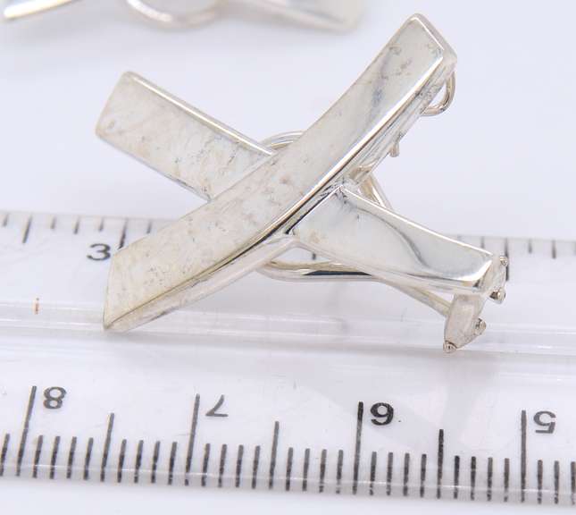 Tiffany & Co Graffiti X Earclip Earrings