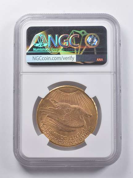 MS64 1911-D $20 Saint-Gaudens Gold Double Eagle CAC NGC