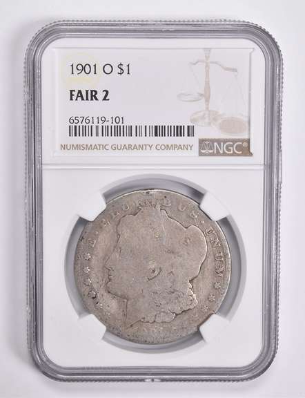 FAIR 2 1901-O Morgan Silver Dollar NGC Lowball Low Ball