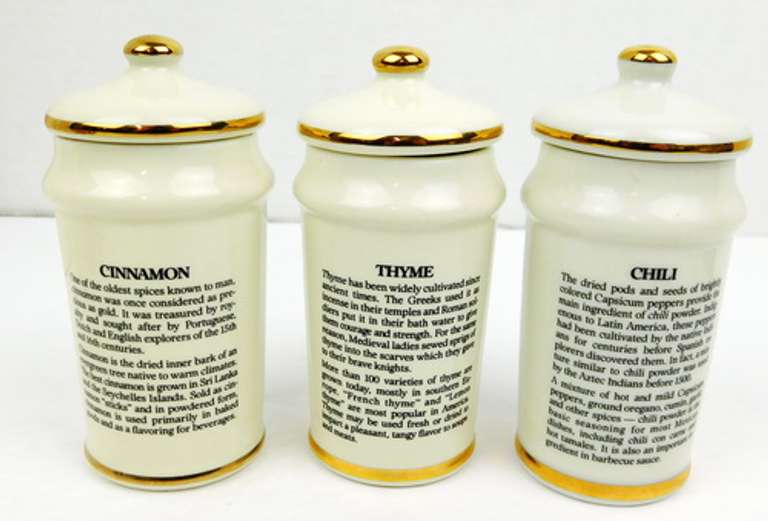 3 Vintage Hummel 1987 Spice Jars