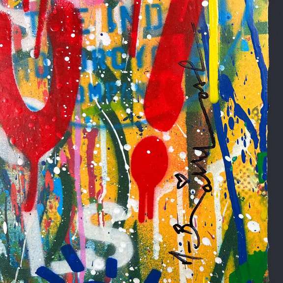 Work Well Together by Mr Brainwash Original
