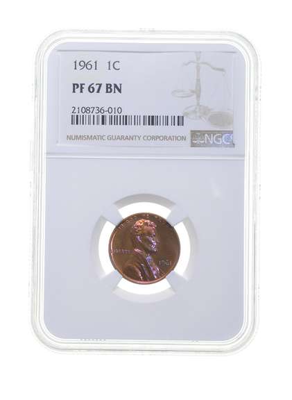 PF67 BN 1961 Lincoln Memorial Cent - Graded NGC