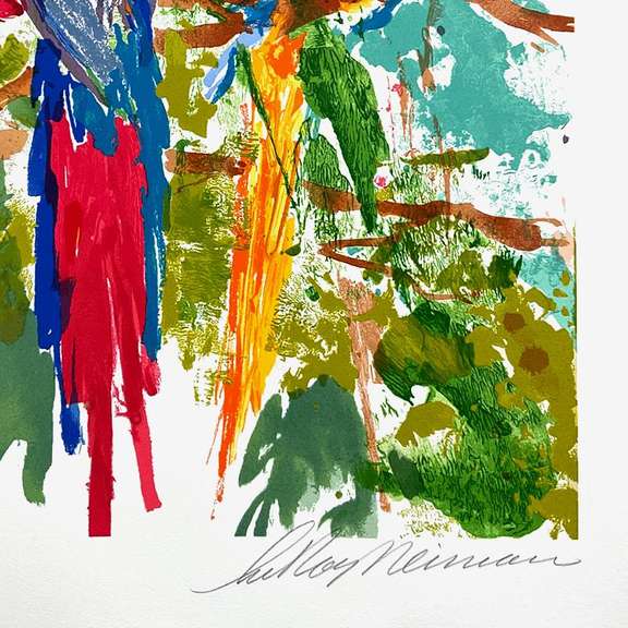 Birds of Paradise by LeRoy Neiman (1921-2012)