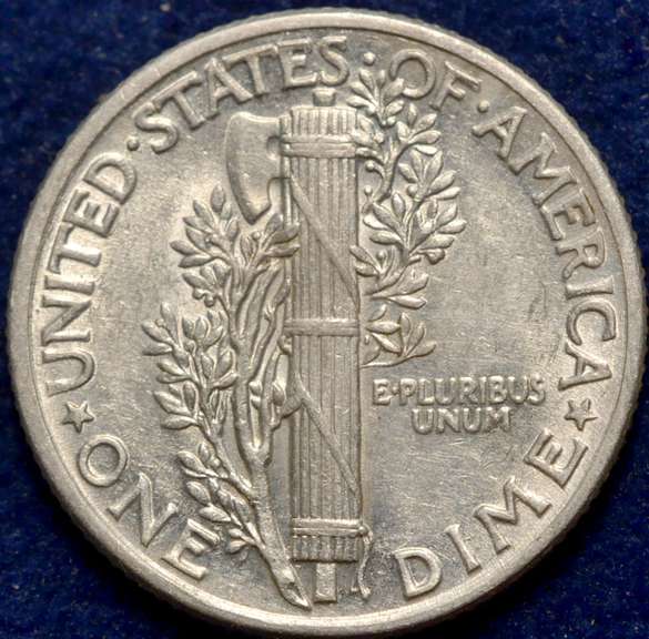 1941 Mercury Dime BU