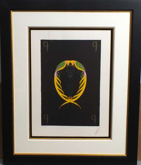 Erte, Original Serigraph hand signed by the artist. Very rare limited edition
