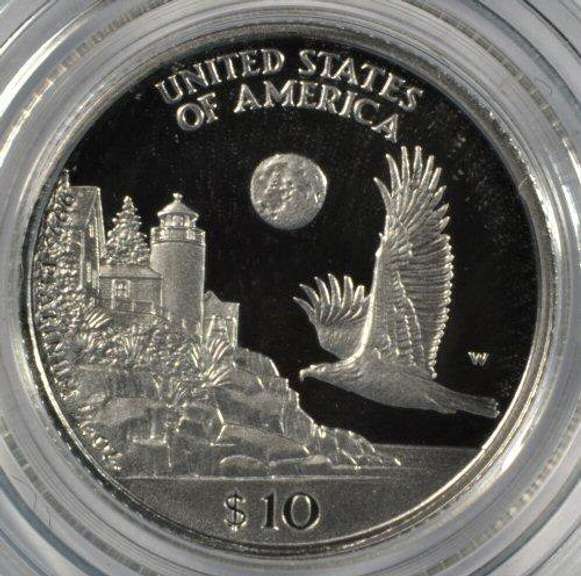 Ultra Cameo Gem Proof 1998-W $10 Platinum Eagle. Box/COA