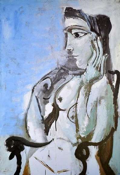 Pablo Picasso, The Nude Woman In An Armchair