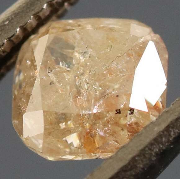 Outstanding .54ct cushion cut champagne Diamond