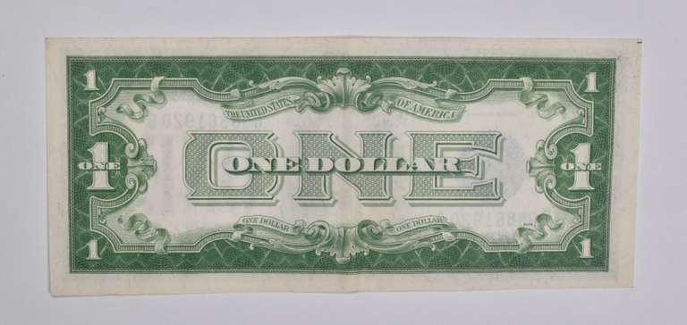 1928-B $1 United States Silver Certificate Blue Seal