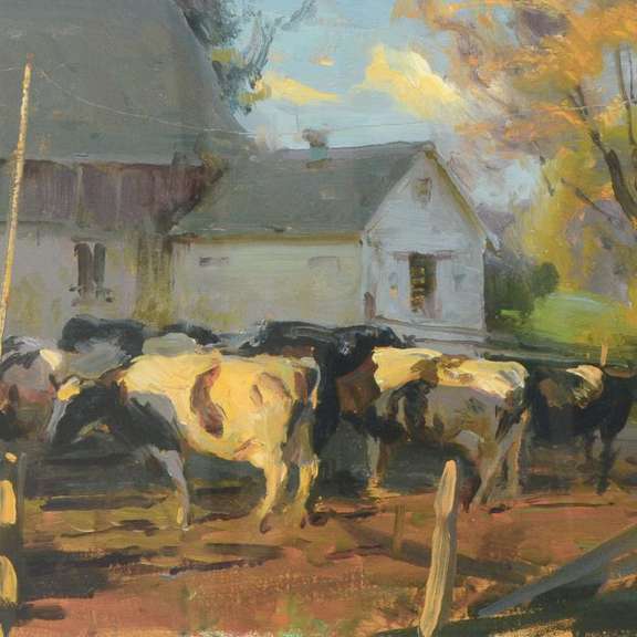 Evening Holsteins by Gerhartz, Dan