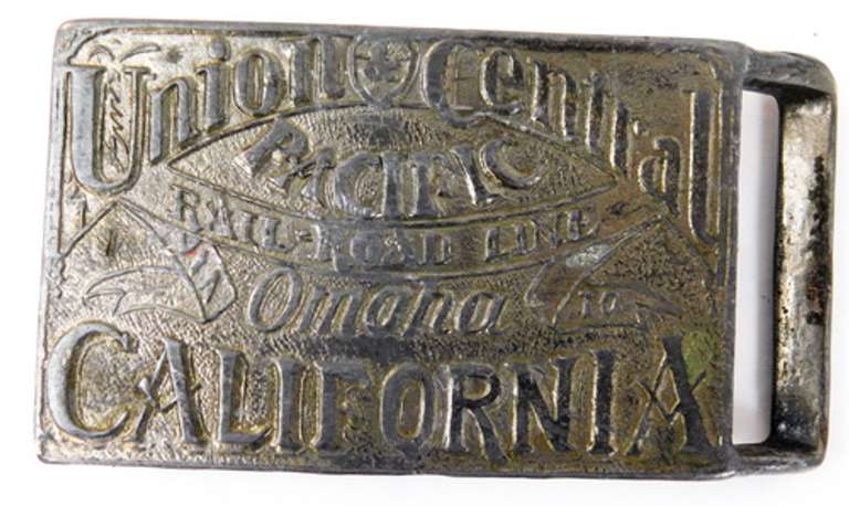 Vintage Union Central & Pacific Belt Buckle