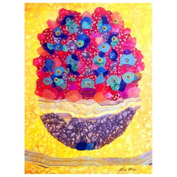 Agate Stone Vase Bouquet by Mee Original