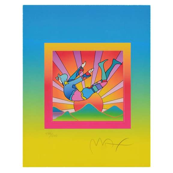 Cosmic Flyer on Blends by Peter Max