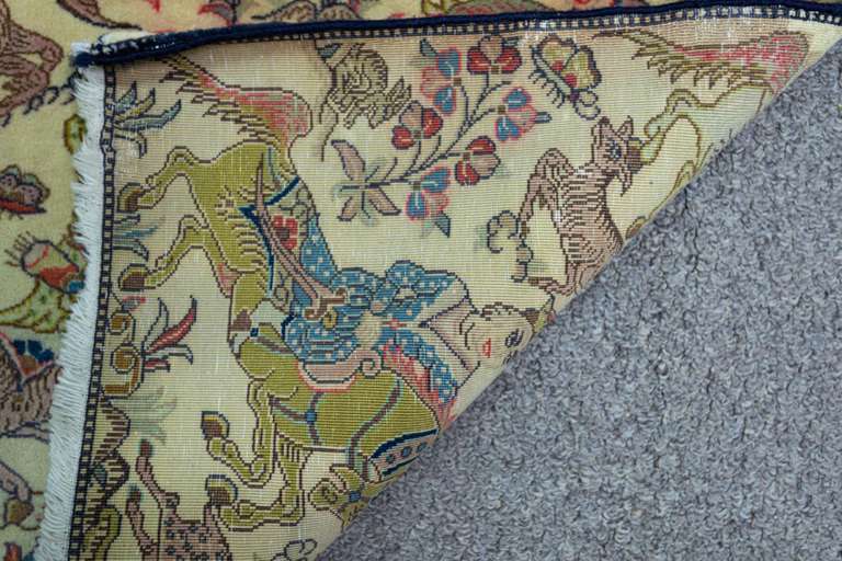 Unique Hunting/Floral Isfahan 2.10x1.8