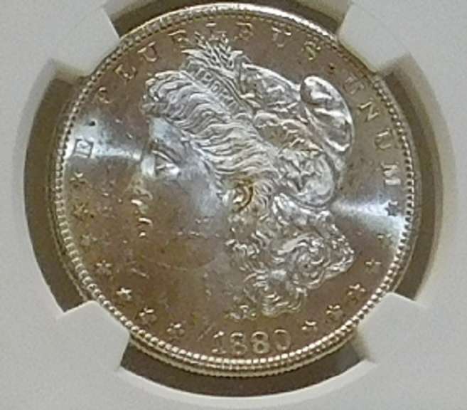 1880-S Morgan Dol NGC MS-62