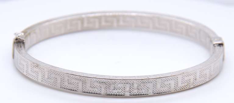 925 Sterling Silver Versache Style Bangle
