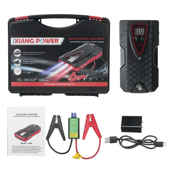 12V 12000mAh Car Emergency Starting Power Bank