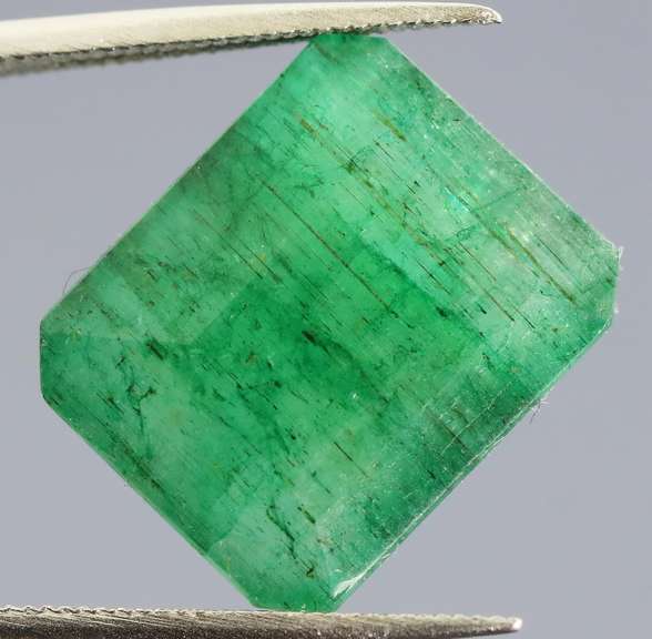 Substantial 8.19ct rich forest green Zambian Emerald