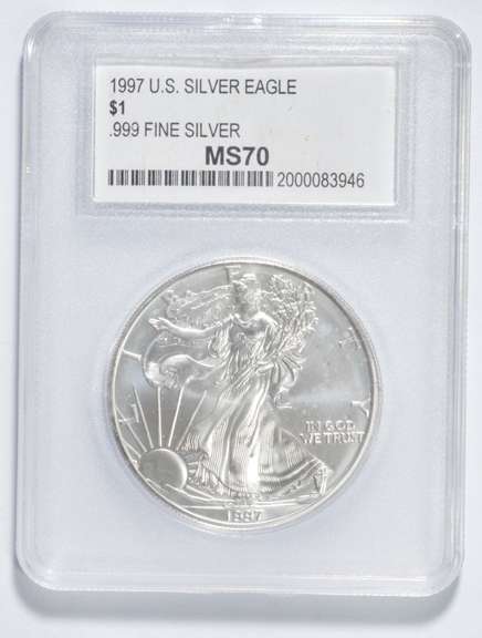 1997 American Silver Eagle - .999 Fine Silver