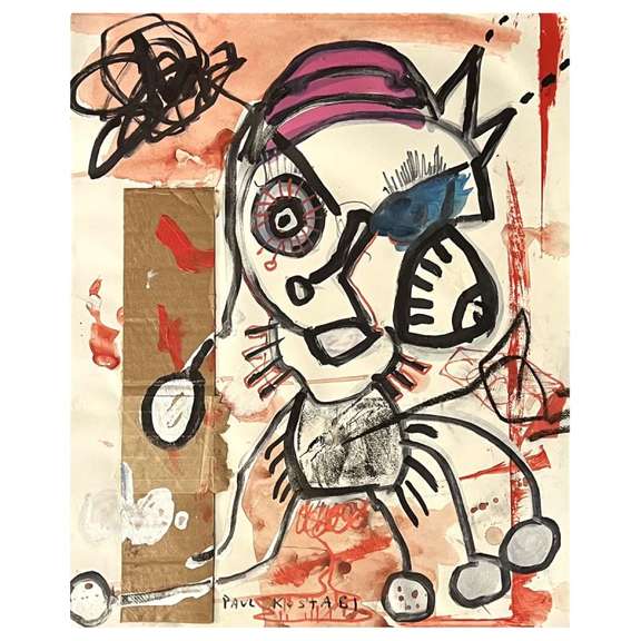 Looking In Silence by Kostabi Original