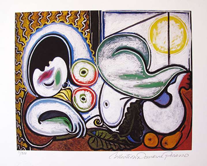 Pablo Picasso, Reclining Nude With Sun