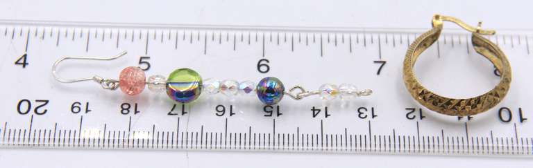 Group Lot of Vintage 925 Sterling Silver Earrings