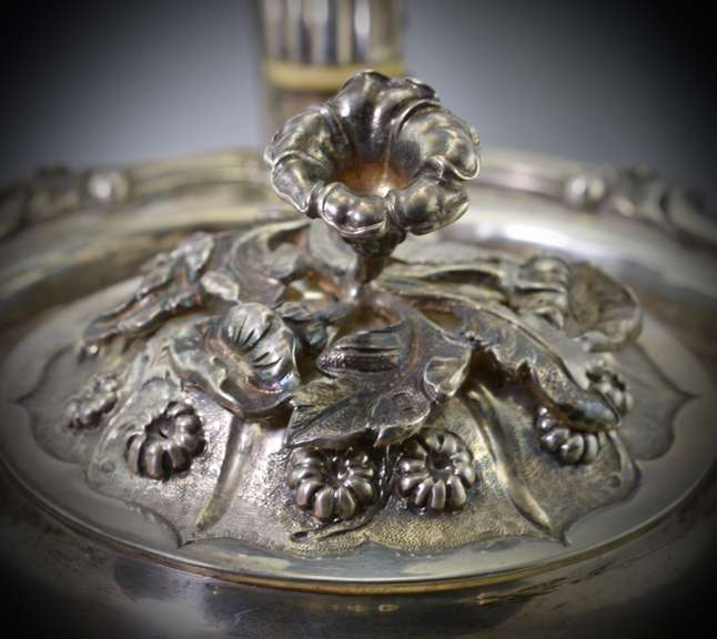 From 1833 George IV Repousse Sterling Tea Set