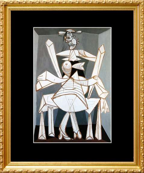 Pablo Picasso, Woman Seated In Armchair