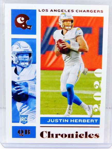 Justin Herbert 2020 Panini Rookie Football Card