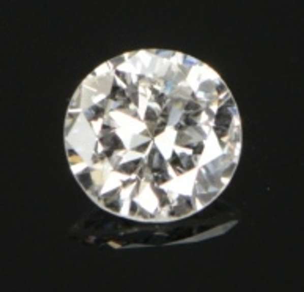 GIA 0.44 Ct Round Brilliant Cut E Color I1 Clarity Diamond