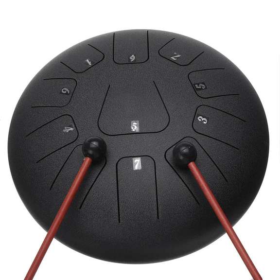 12 Inch 11 Notes D Tone Steel Tongue Percussion Drum