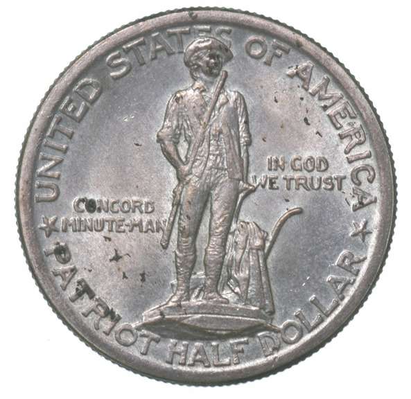 1925 Lexington-Concord Commem. Half Dollar IOriginal Distribution Case