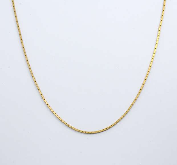 Popular Mirror Box Link Necklace