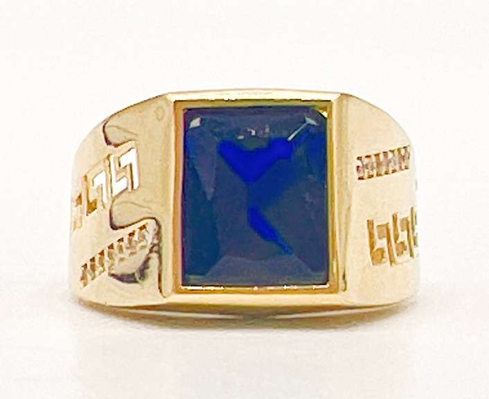 14kt Solid Yellow Gold & Gemstone Ring