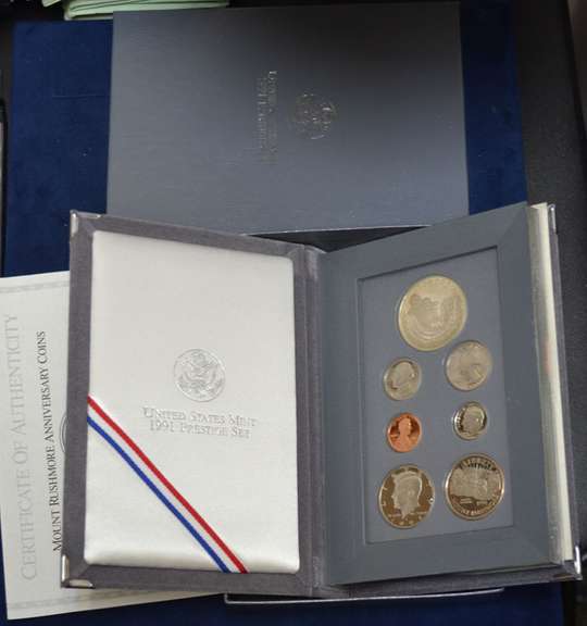 1991 Silver Prestige Proof Set In OGP