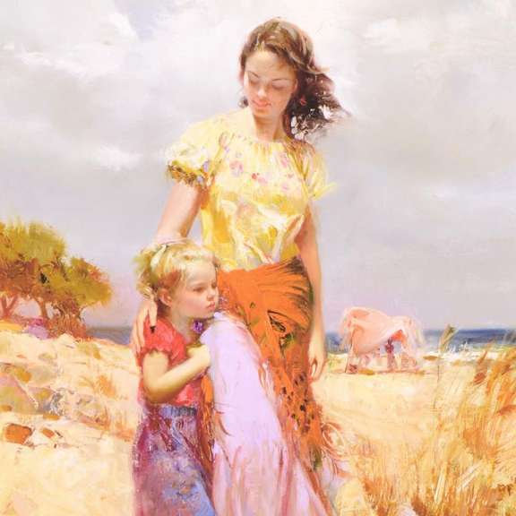 Family Retreat by Pino (1939-2010)