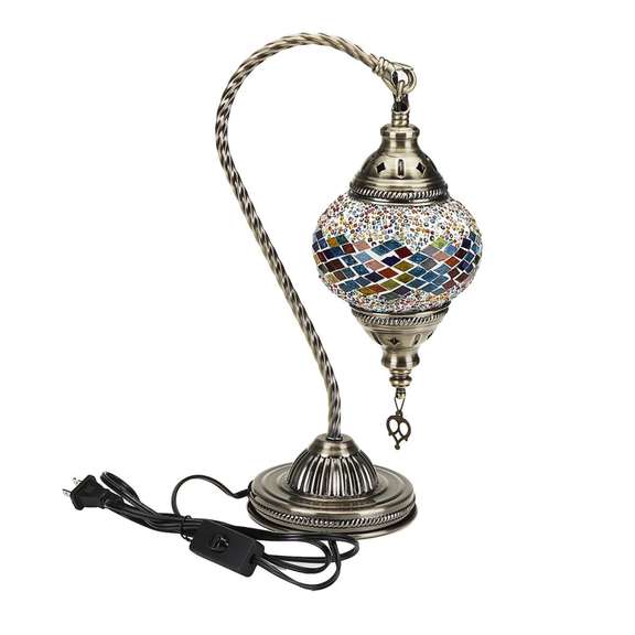 110-240V Retro Turkish Moroccan Romantic Table Lamp