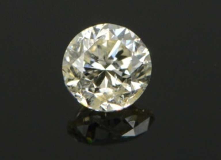 GIA 0.96 Ct Round Brilliant Cut L Color I2 Clarity Diamond