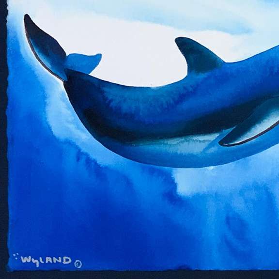 Dolphin by Wyland Original