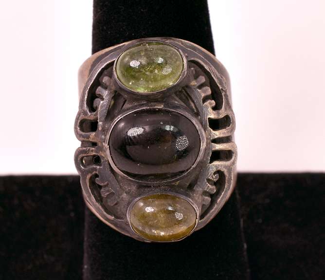 Amazing 6.17CTW Tourmaline Ring in Sterling Silver