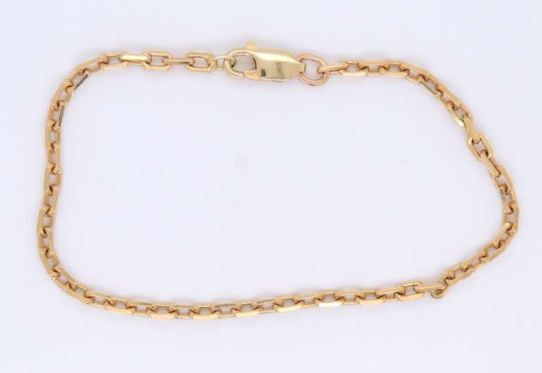 Favorite Yellow Gold Chain Link Bracelet