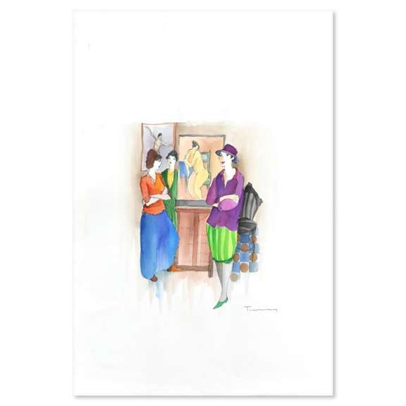 Untitled by Itzchak Tarkay (1935-2012)