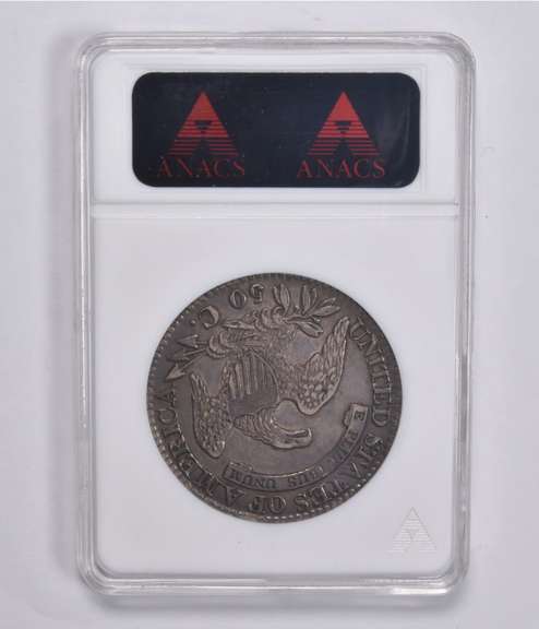 EF40 1837 Capped Bust Half Dollar O-117 ANACS