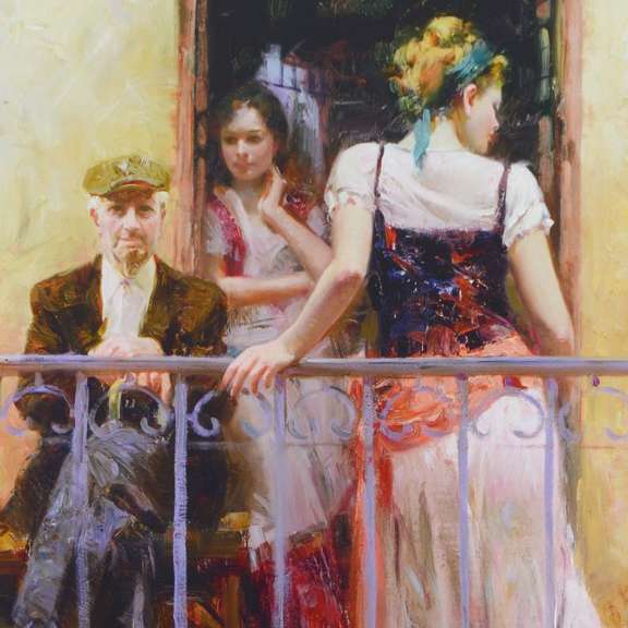 Family Time by Pino (1939-2010)