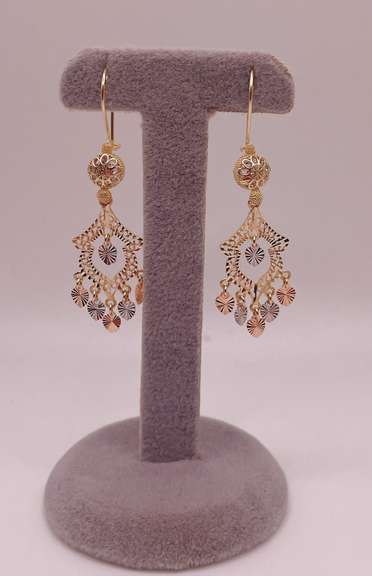 14kt Solid Yellow Gold Earrings