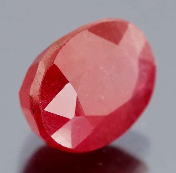 Stunning 9.33ct deep blood red Ruby center stone